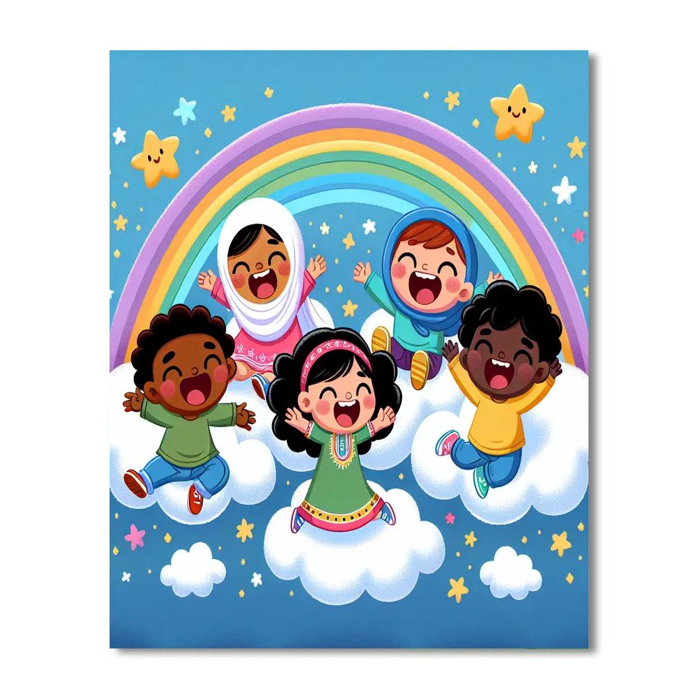 Adventure On Cloud Nine Numbered Painting Kits