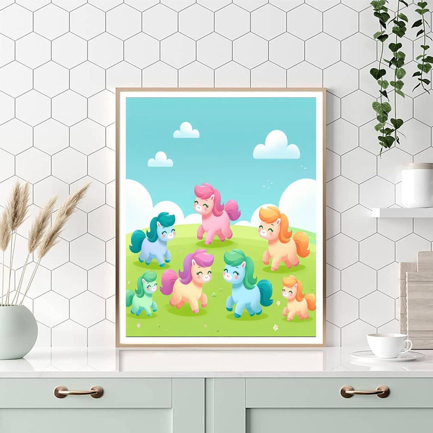 Prancing Pony Parade Number Painting