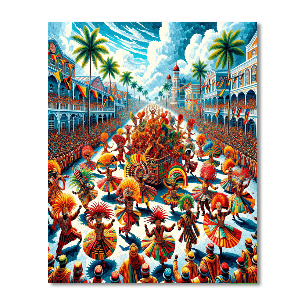 Junkanoo - Nassau DIY Paint By Numbers