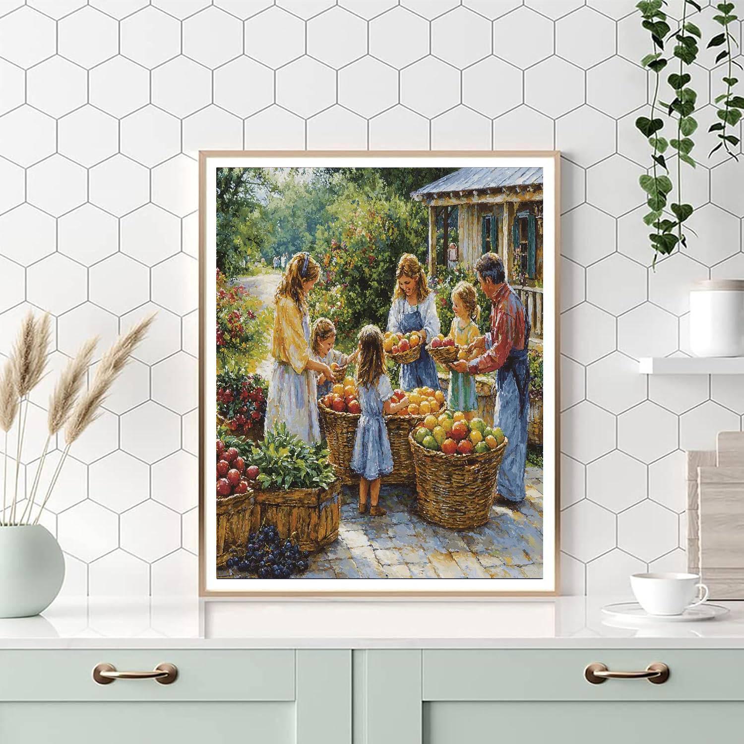Harvest Time Together Numbered Painting Kits