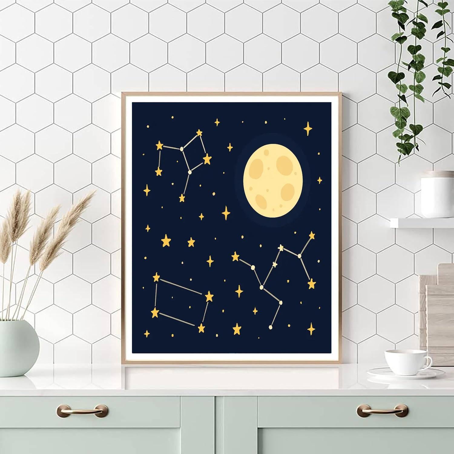 Mystery Of The Night Sky DIY Paint By Numbers