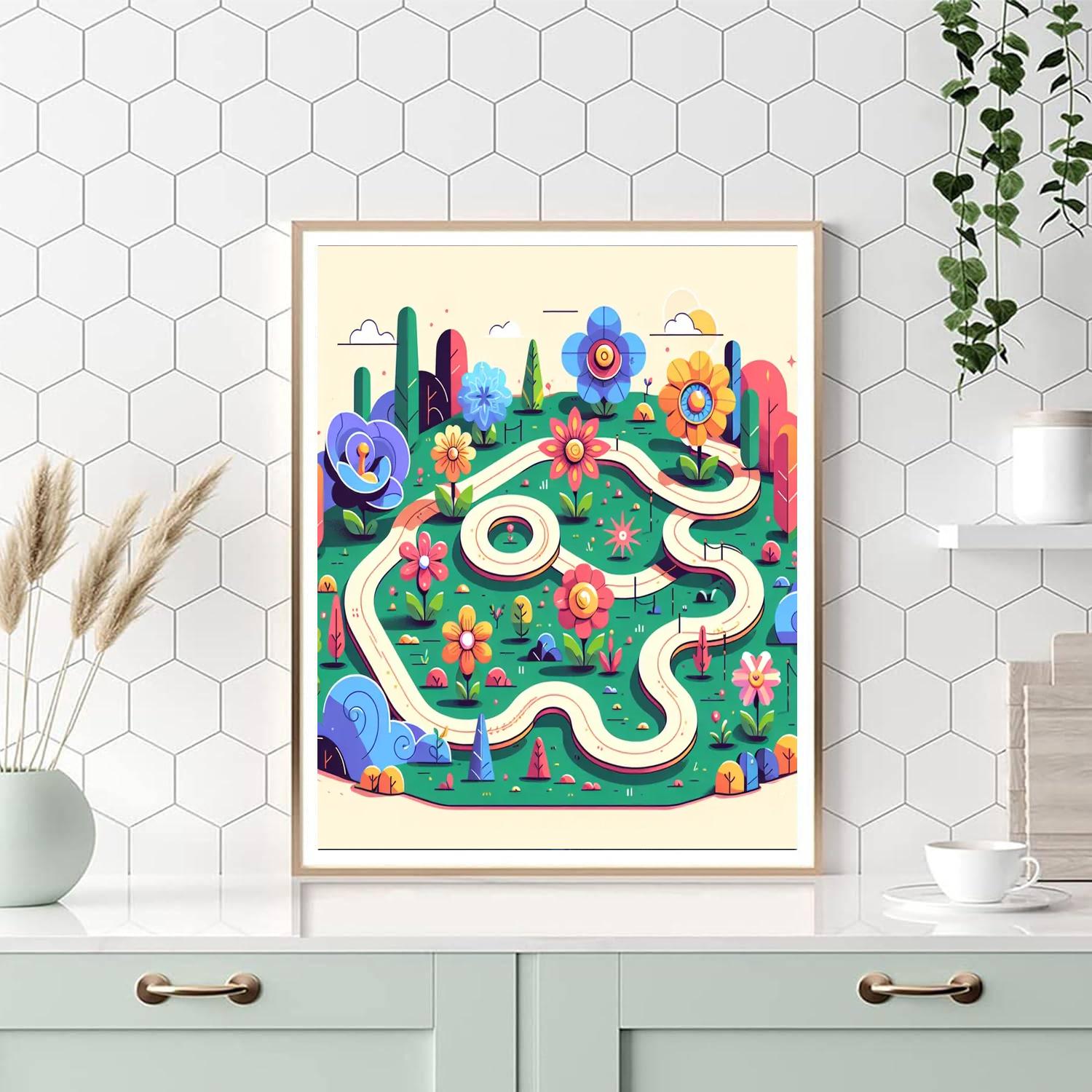 Magic Garden Journey Numbered Painting Kits