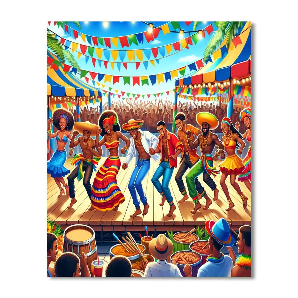 Kingston Calypso Festival Painting Number Kit