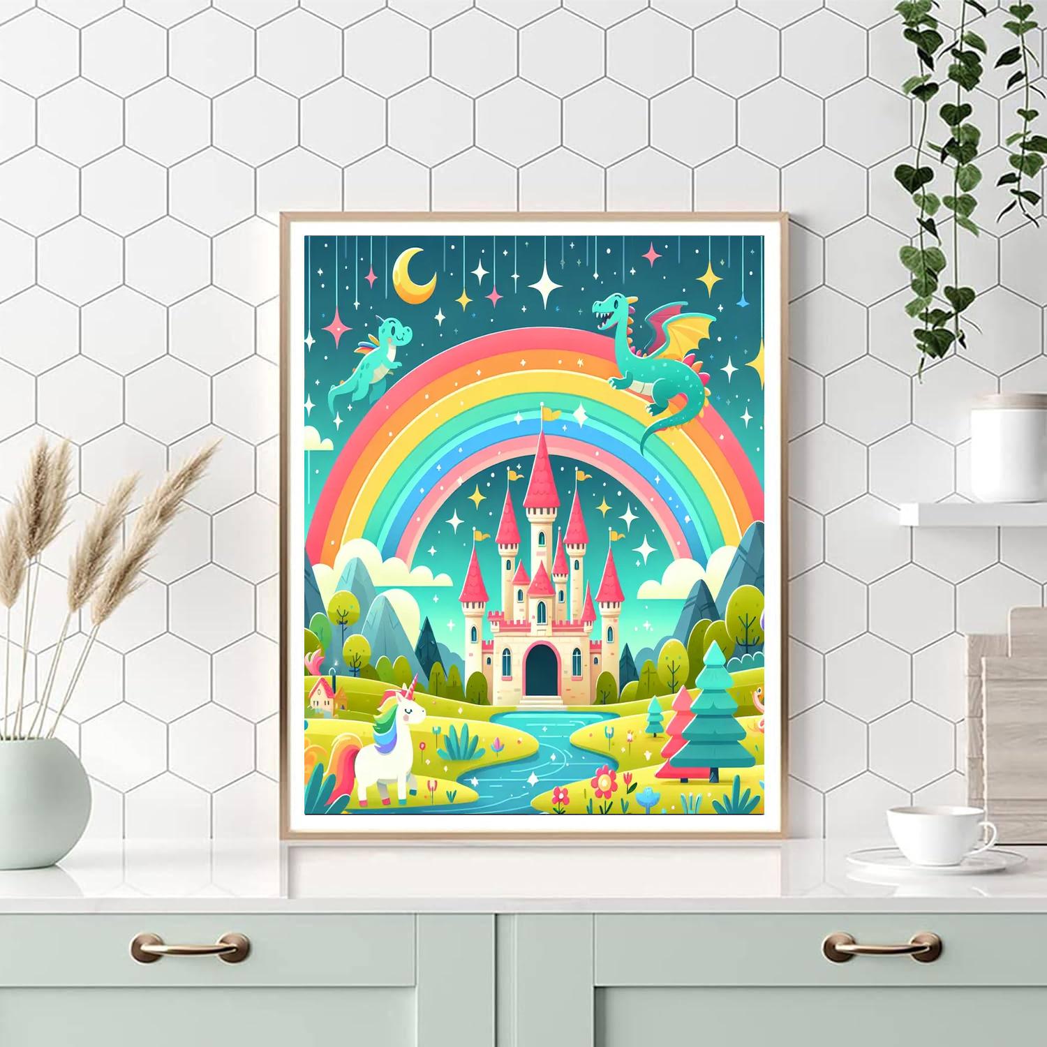 Exploring Fairy Tale Kingdoms Paint By Color