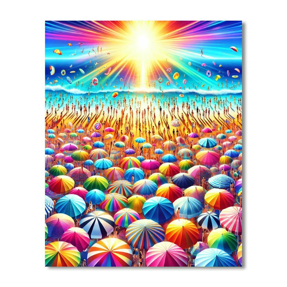 Summer Beach Retreat Numbered Painting Kits