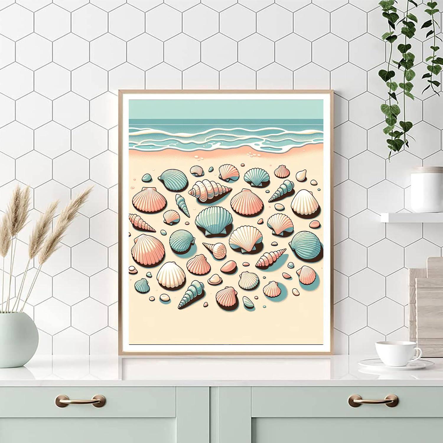 Seashell Symphony Paint By Numbers Art