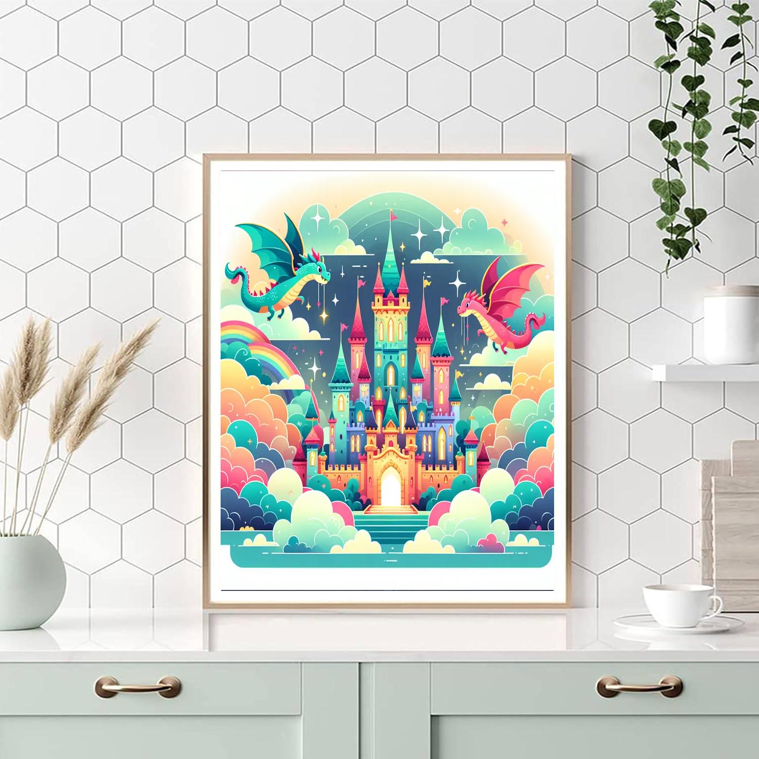Enchanting Castle Paint By Numbers Kits