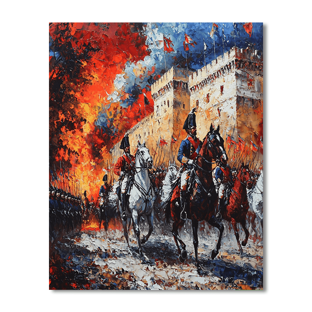 Eugene Delacroix Inspired Historic Journeys  Numbered Painting Kits