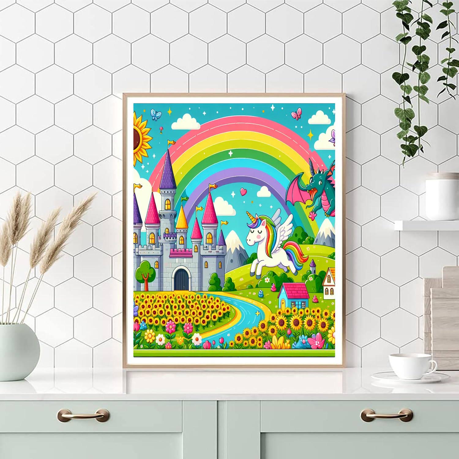 Dreamy Fairytale Land Paint By Numbers Art
