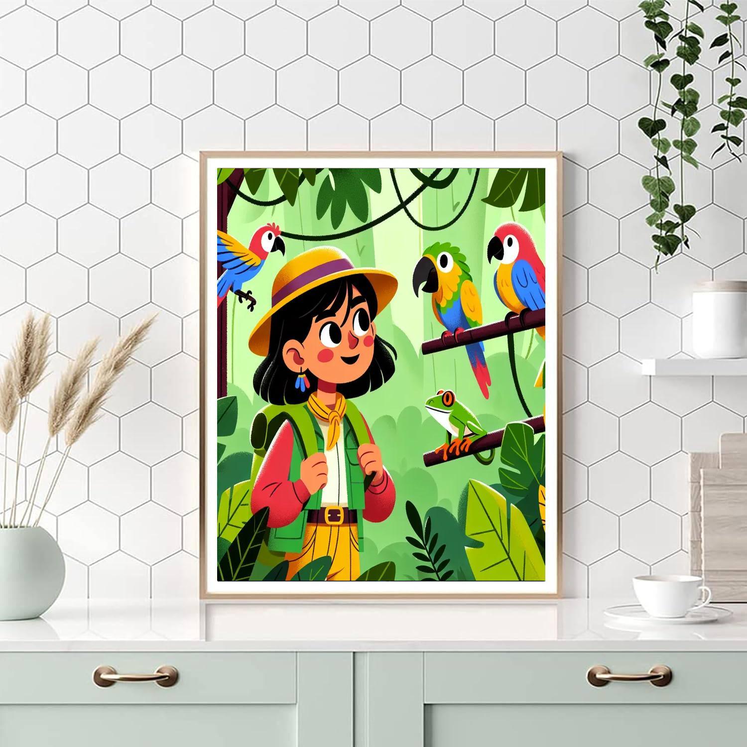 Rainforest Rainbow Expedition Paint By Color