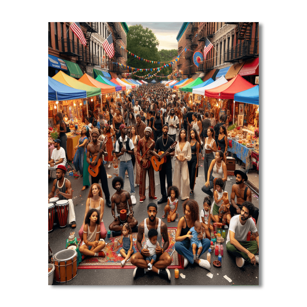 Harlem Week Paint By Numbers Kits