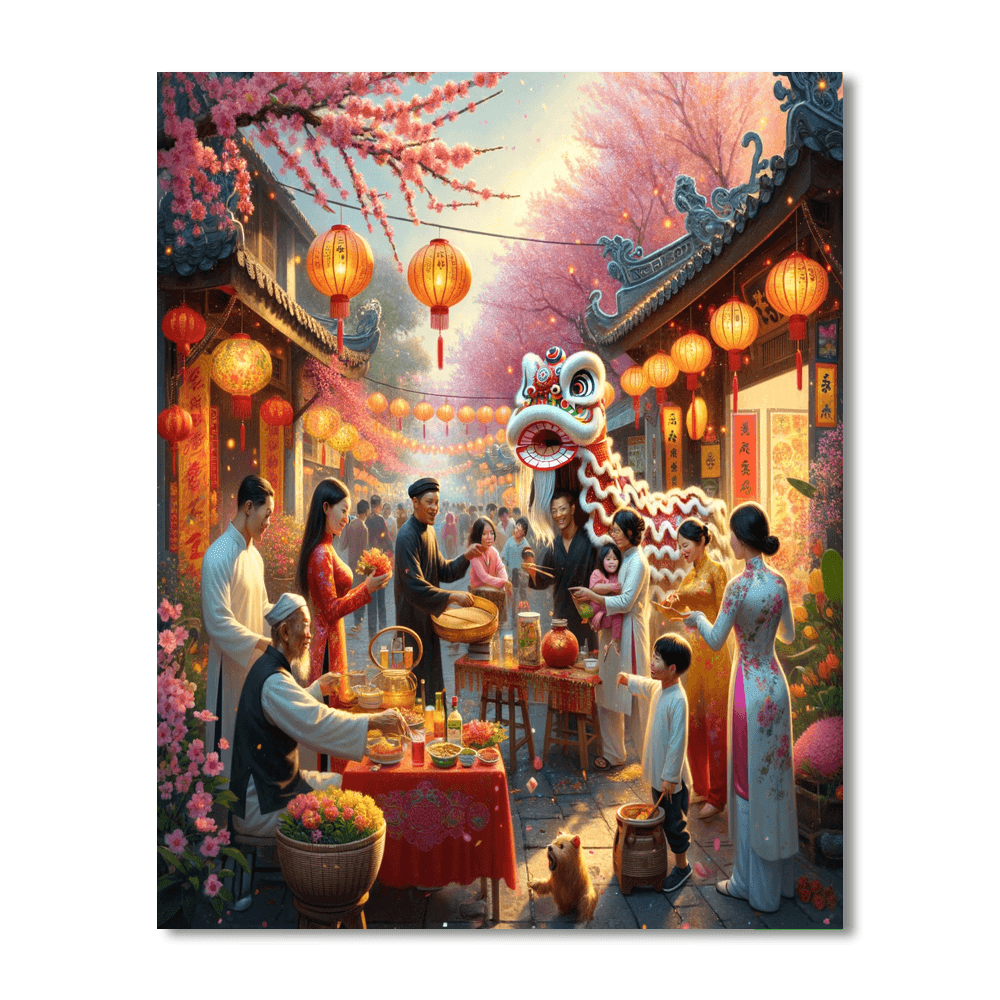 Lunar New Year - Vietnam Number Painting