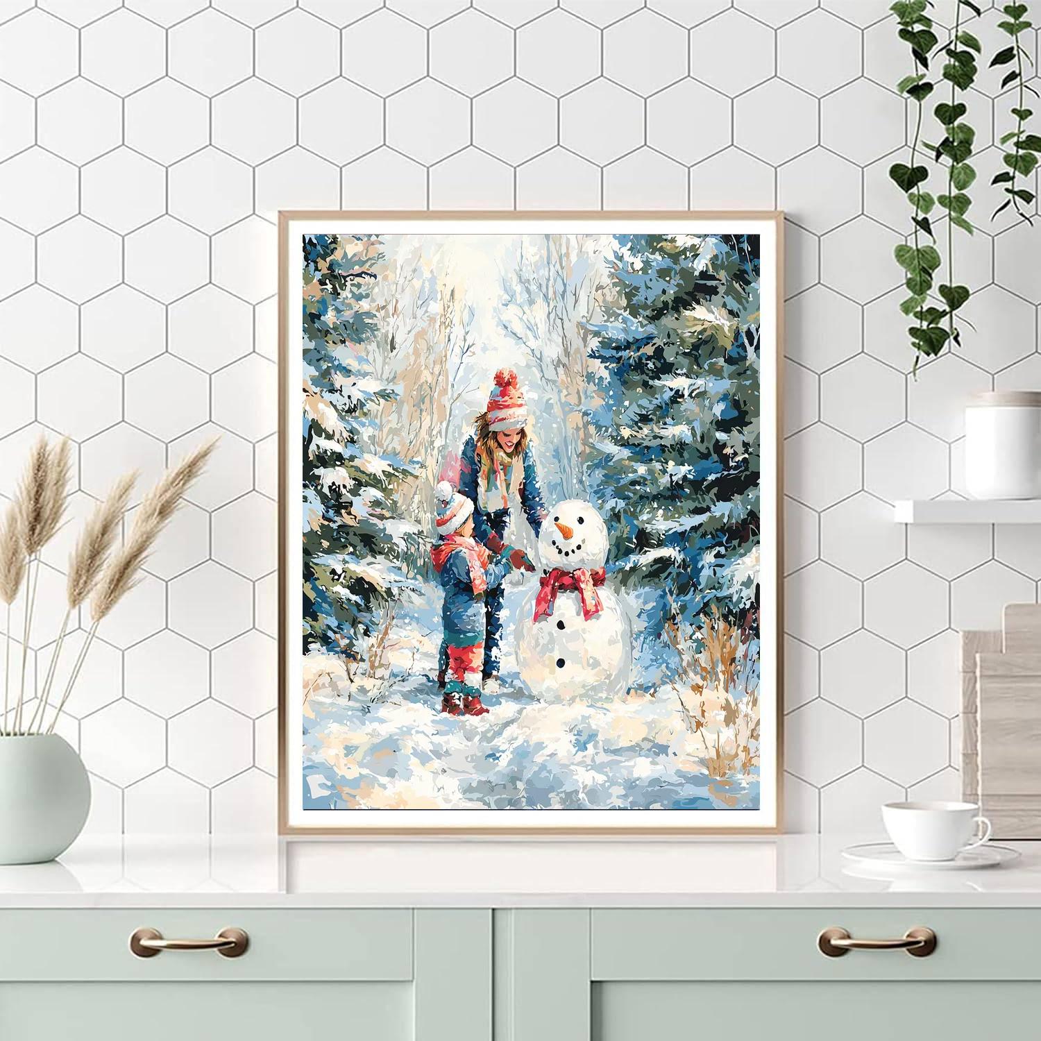 A Cozy Winter Day Paint By Number