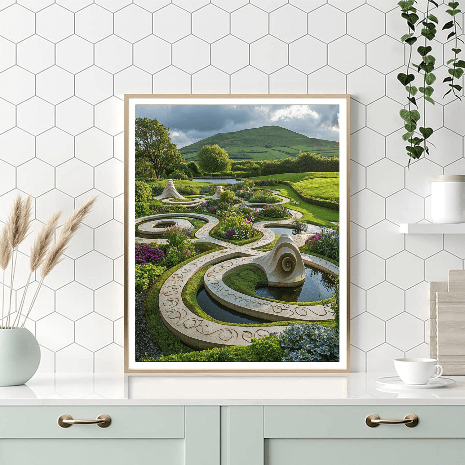 Garden Of Cosmic Speculation - Scotland Number Painting