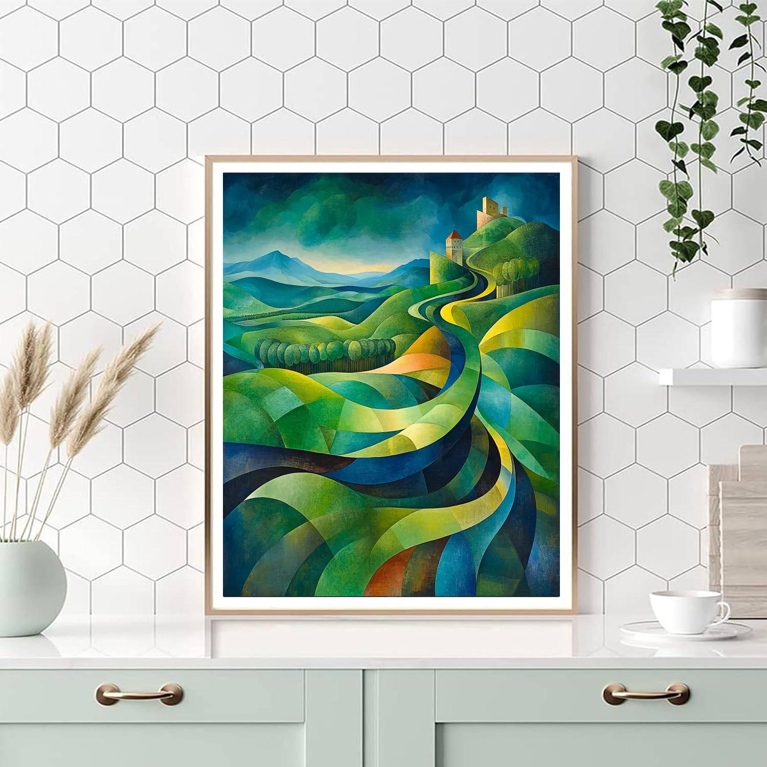 Michelangelo Inspired Dynamic Elements  Paint By Color