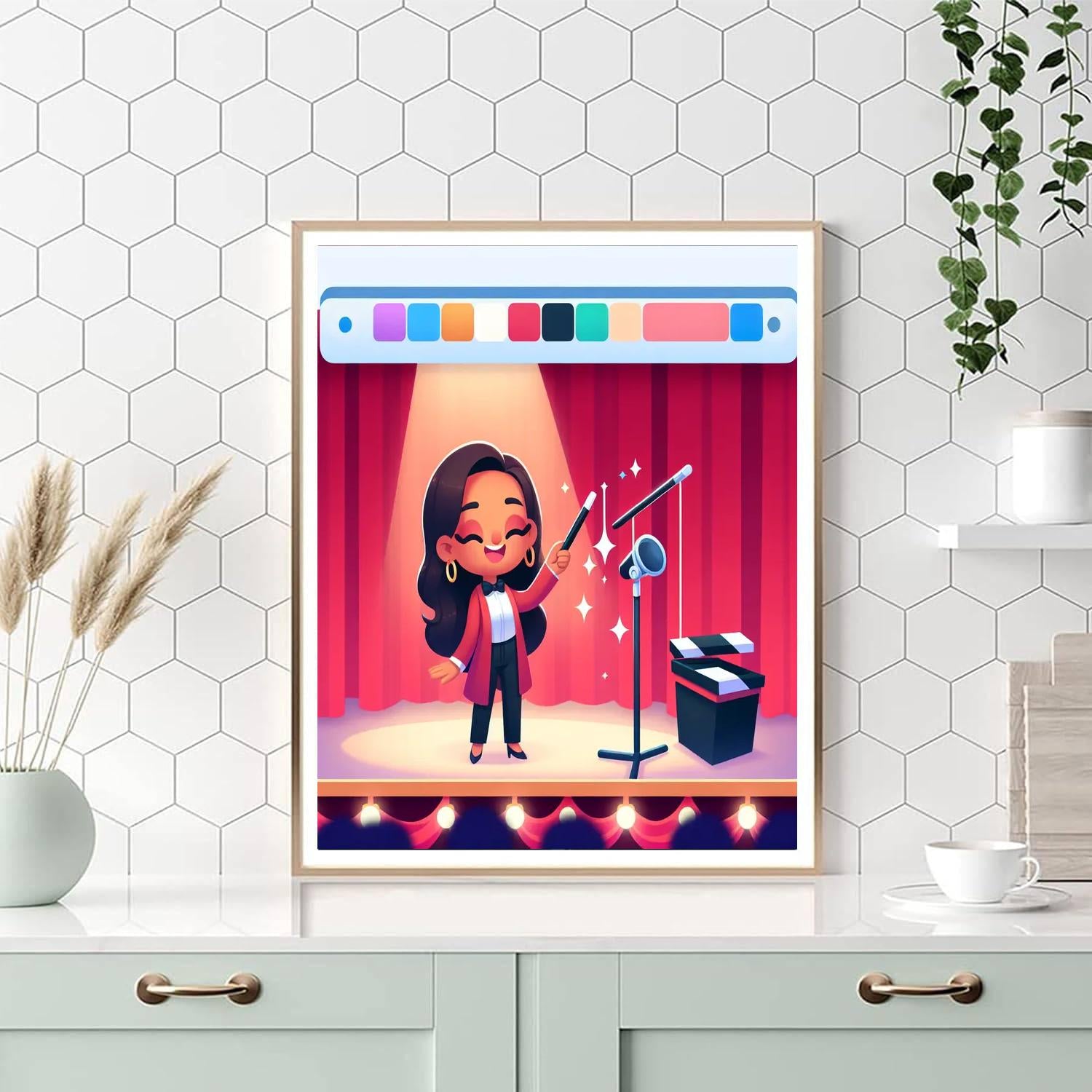 Marvelous Magic Show Paint By Numbers Art