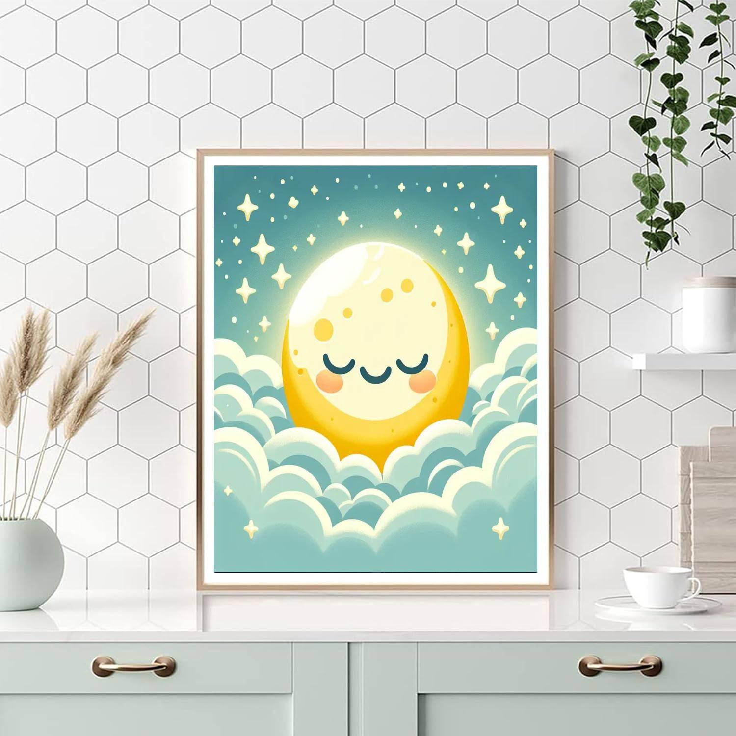 Caring Moonbeam DIY Paint By Numbers