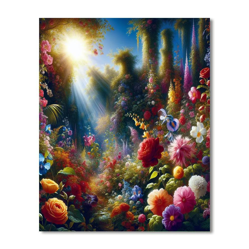 Blissful Garden Numbered Painting Kits