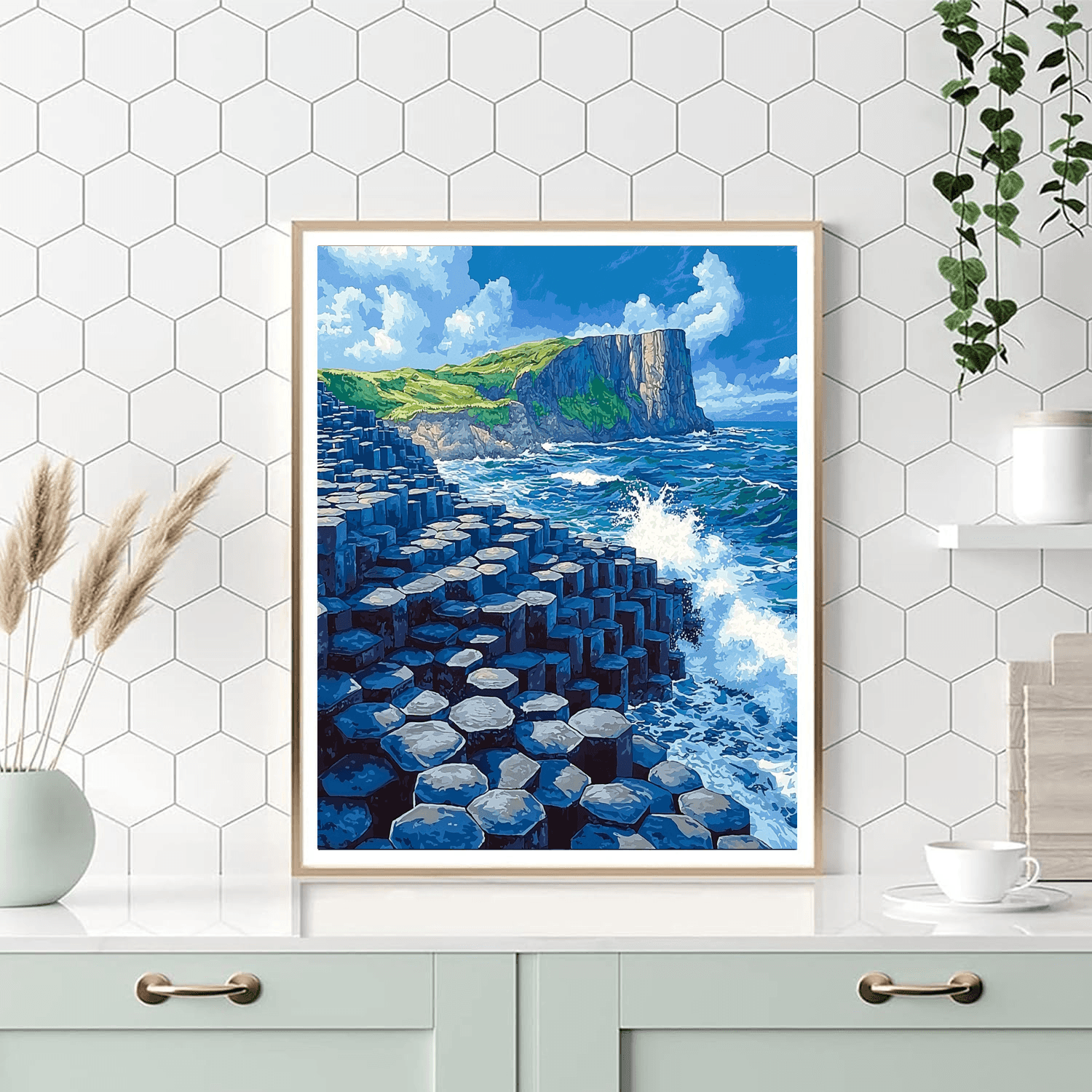 The Giant's Causeway - Northern Ireland Numbered Painting Kits