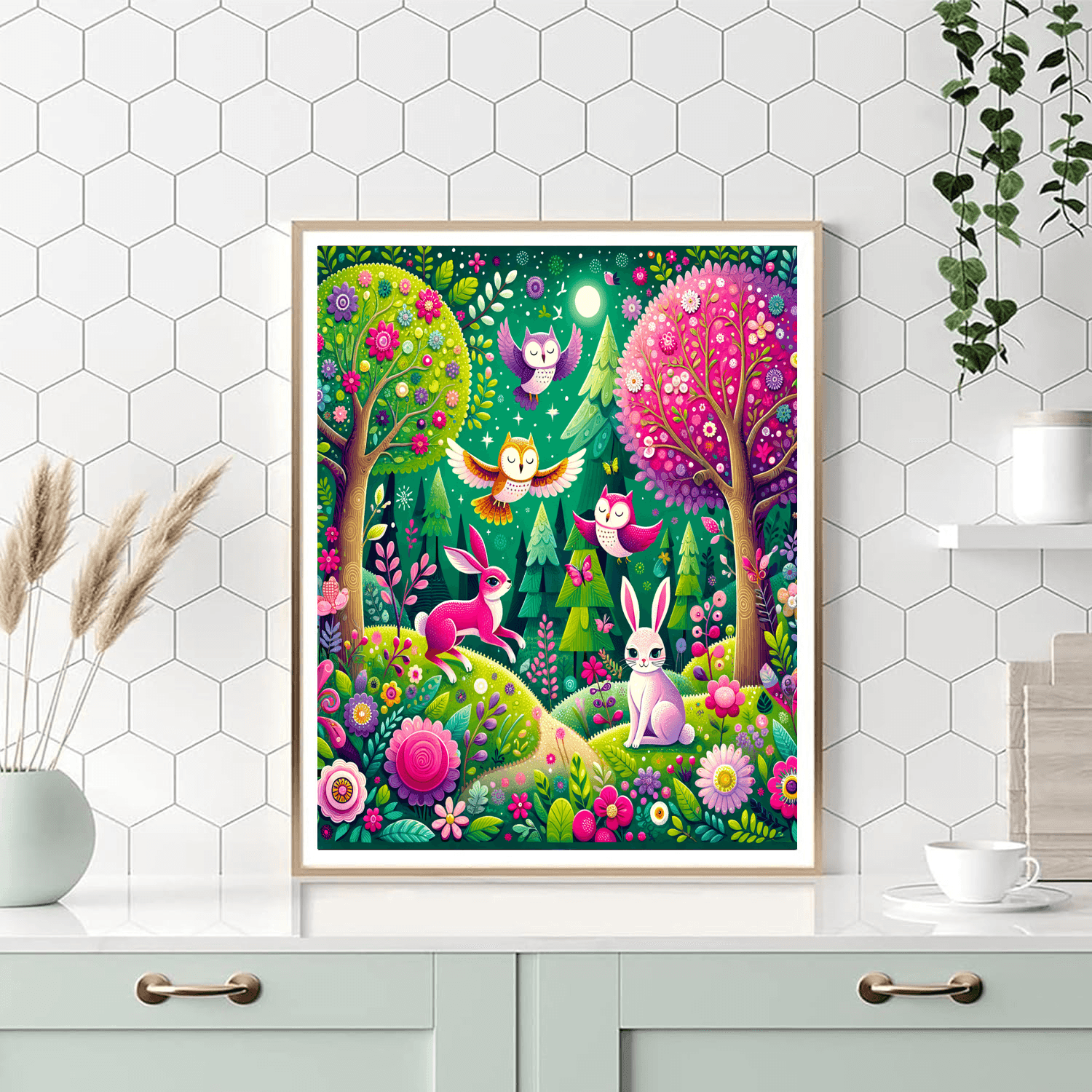 Charming Fairy Tale Forest Paint By Color