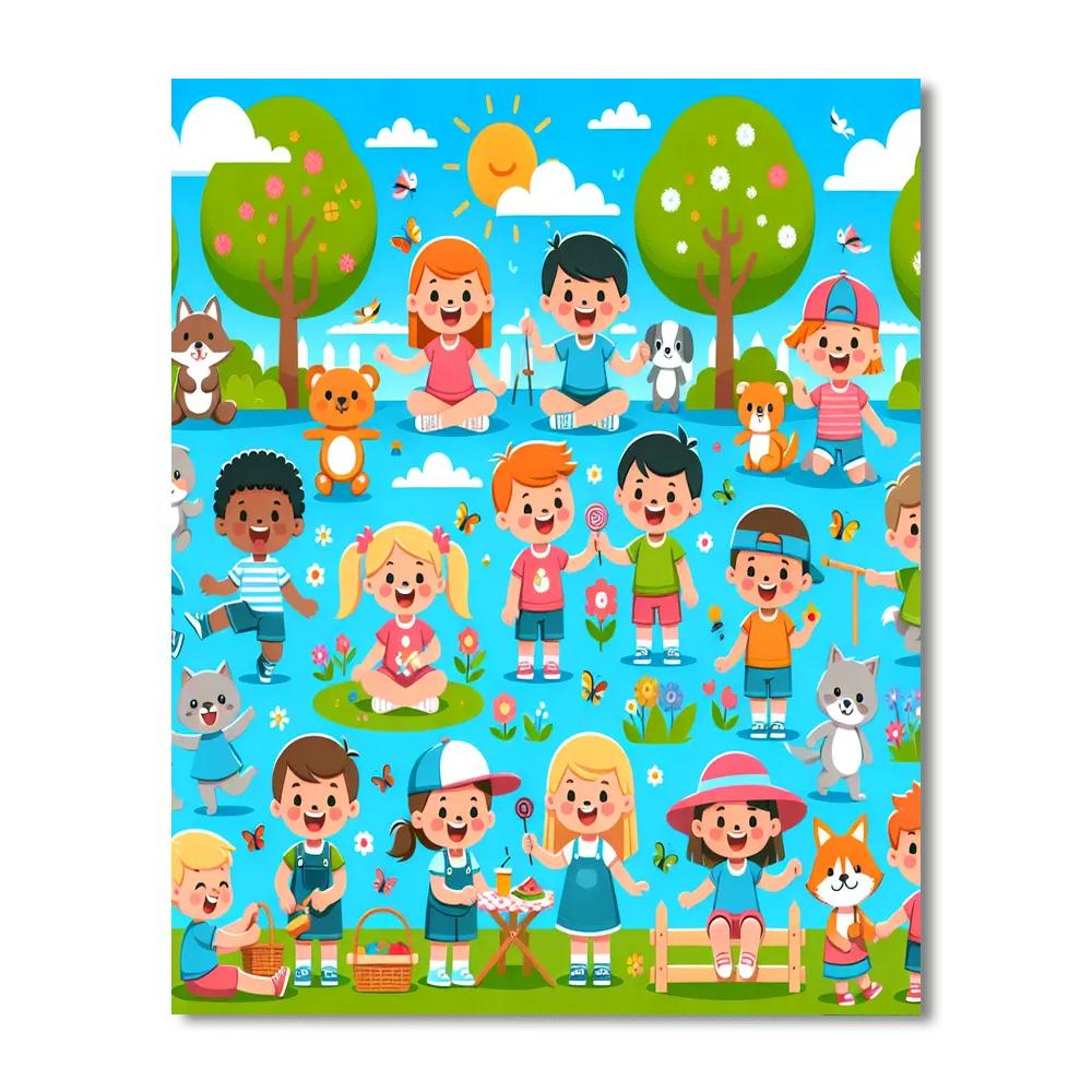 Friendship Day Celebration Painting Number Kit