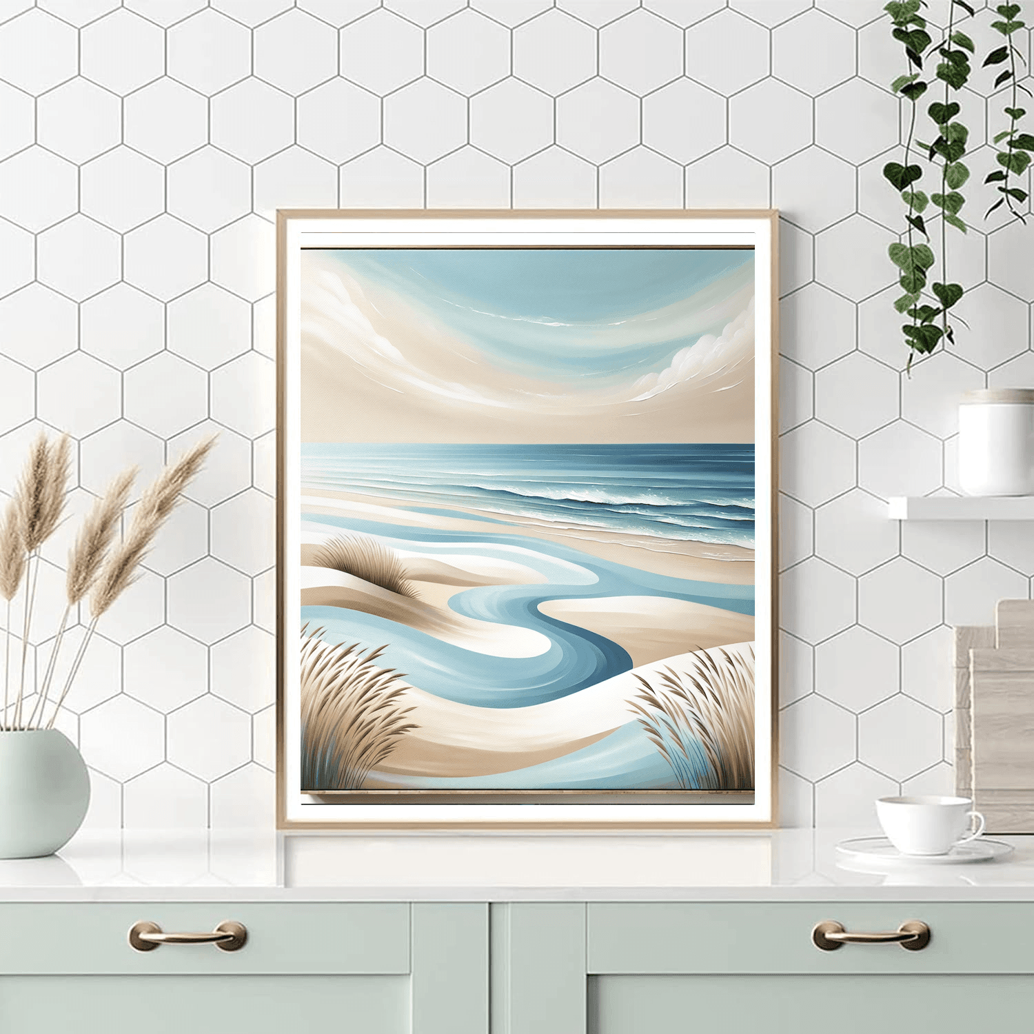 Windswept Dunes Painting Number Kit
