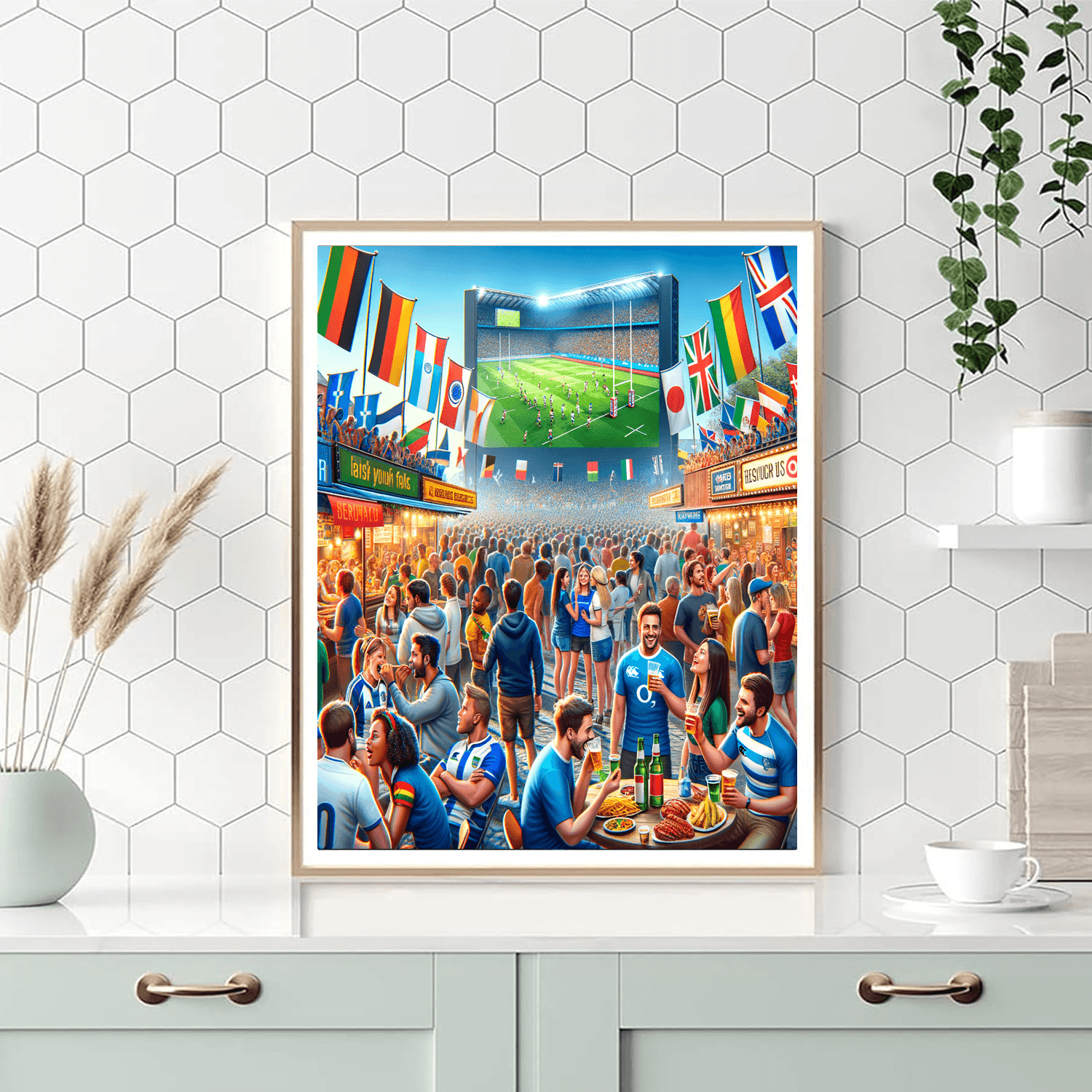 Rugby World Cup - France Painting By Numbers Kit