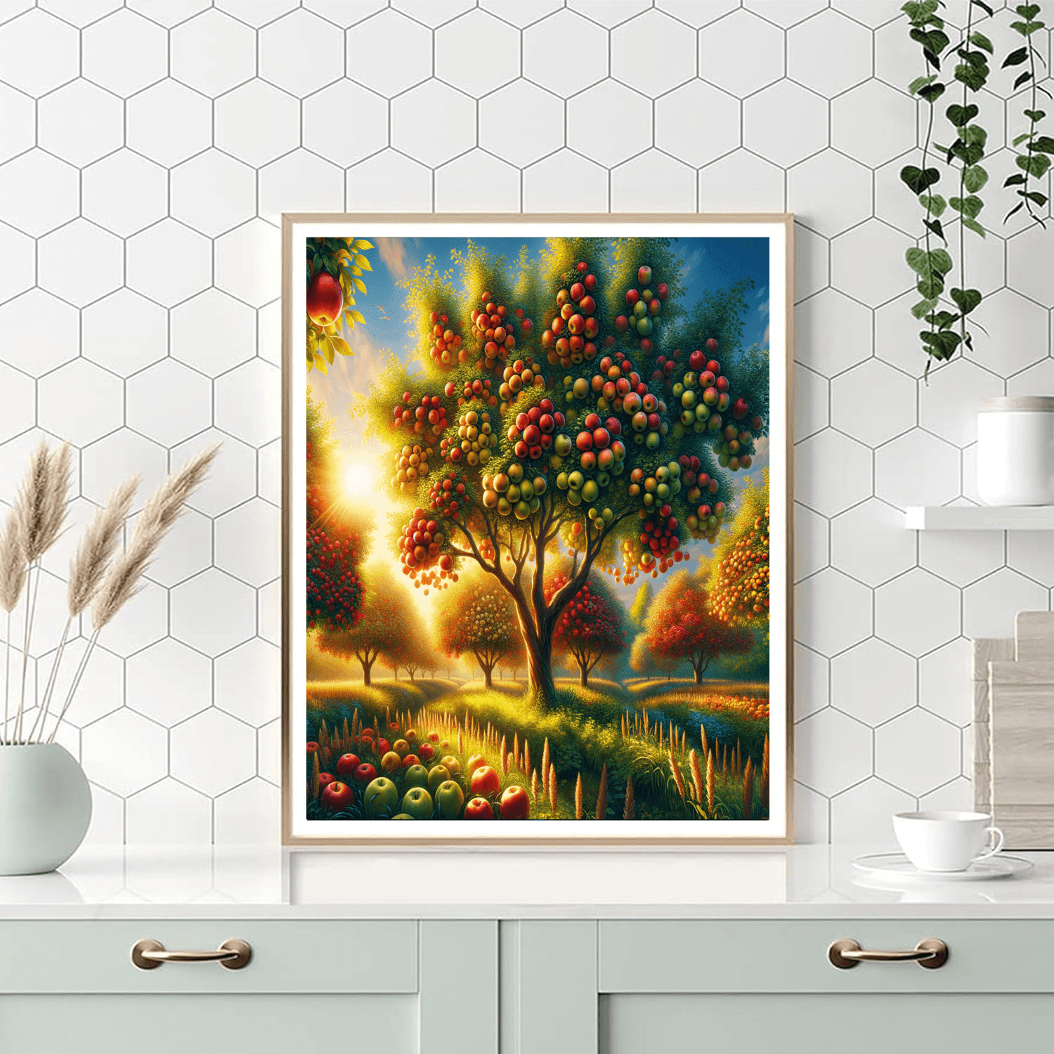 Harvest Time In The Orchard Paint By Numbers