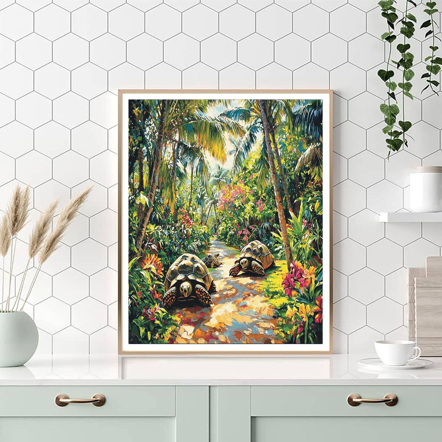 Seychelles National Botanical Gardens DIY Paint By Numbers