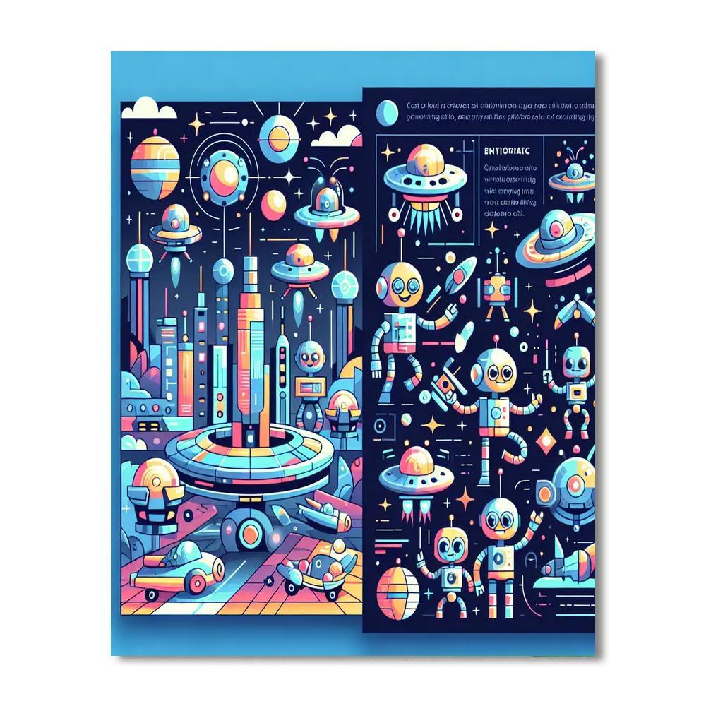 Fantastic Robot Quest Paint By Number