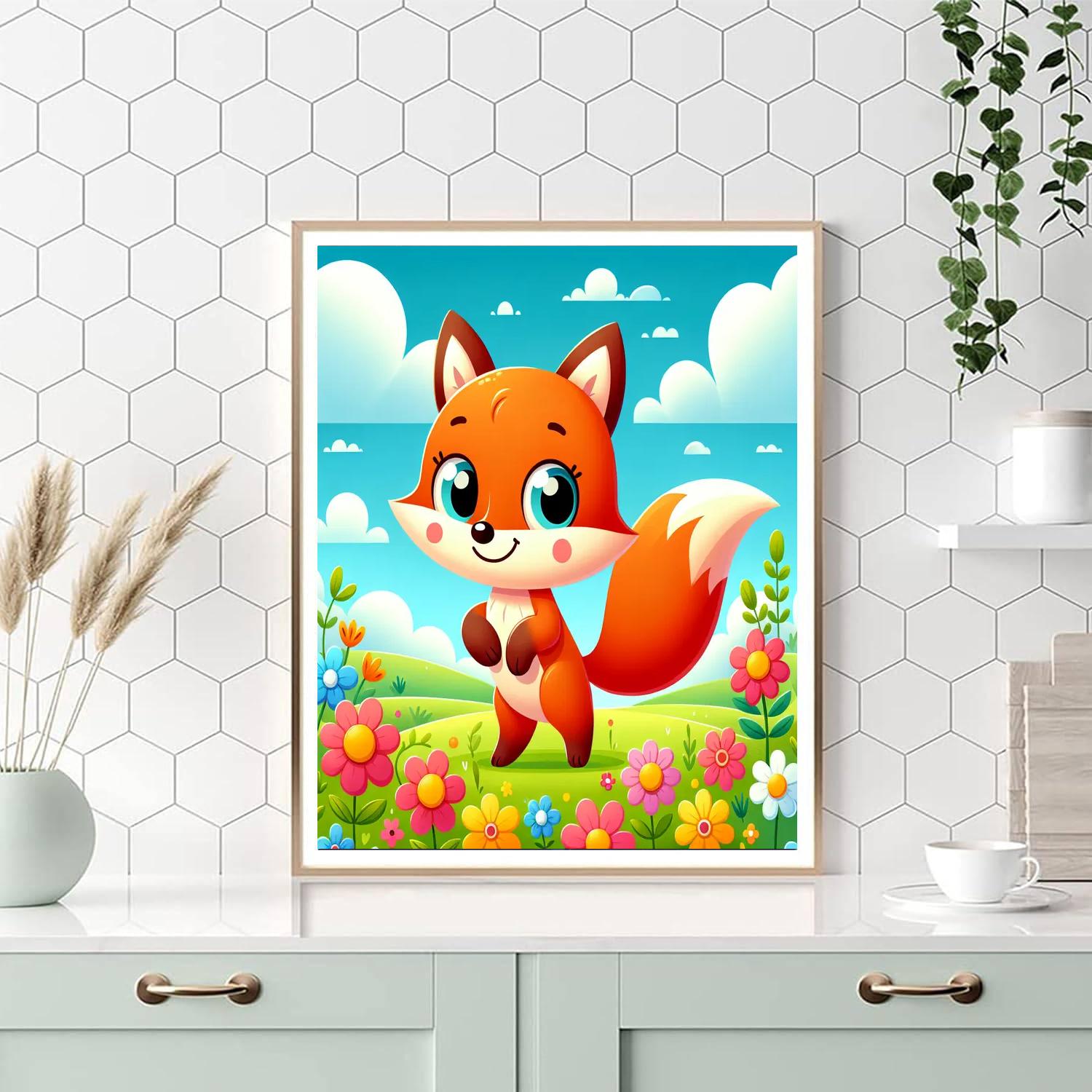 Jolly Fox Painting By Numbers Kit