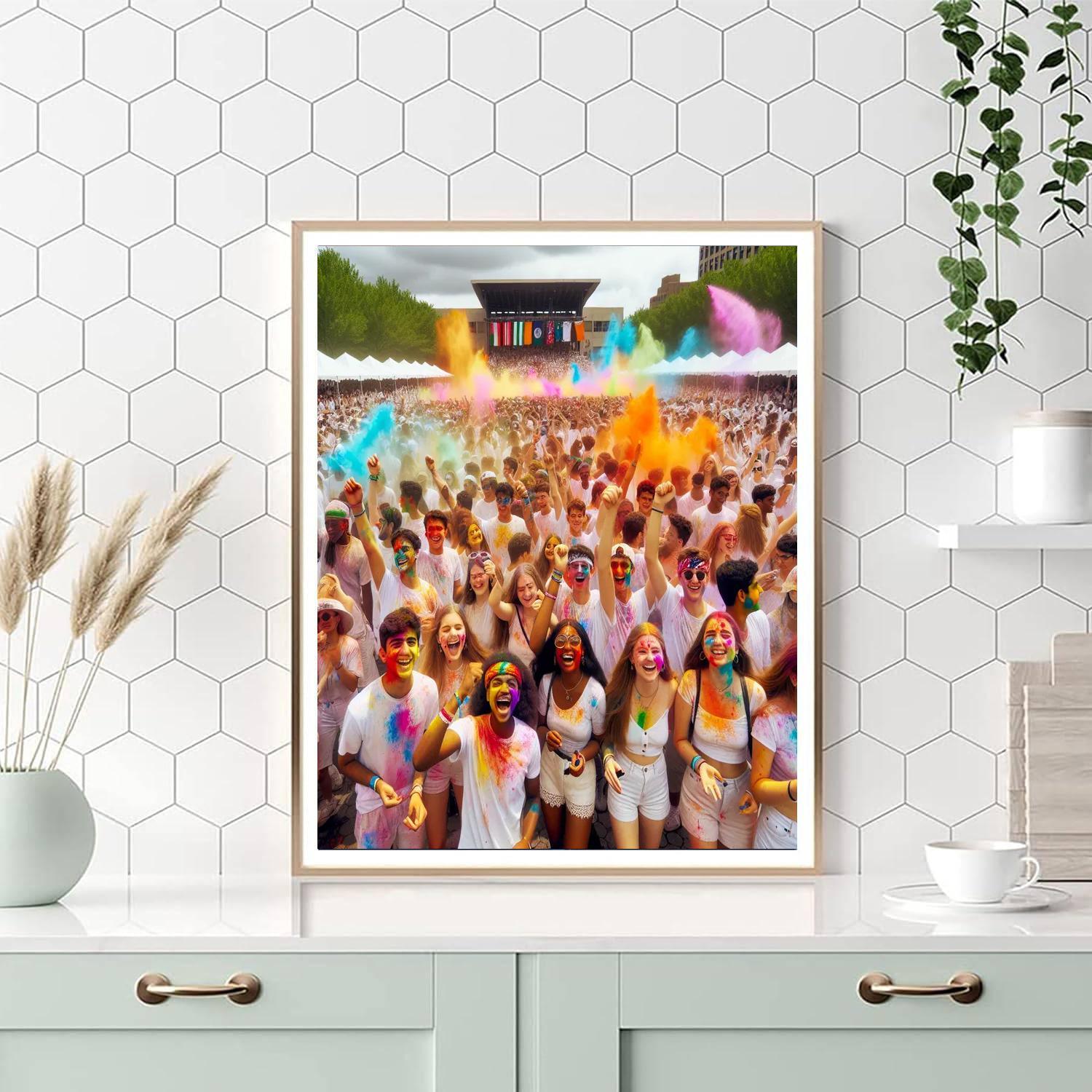 Holi Hai - Usa Paint By Color