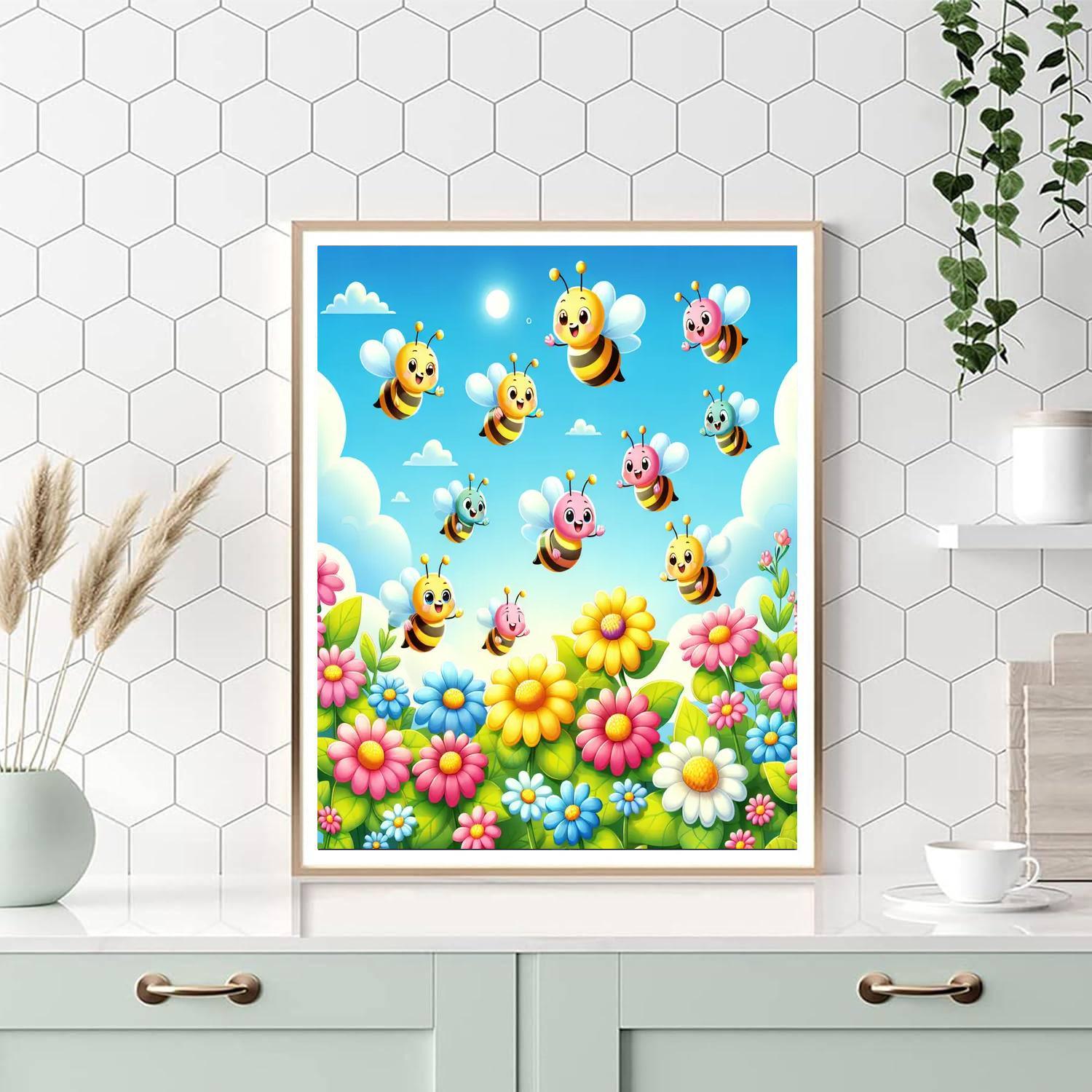 Buzzy Bee Buzz Paint By Number