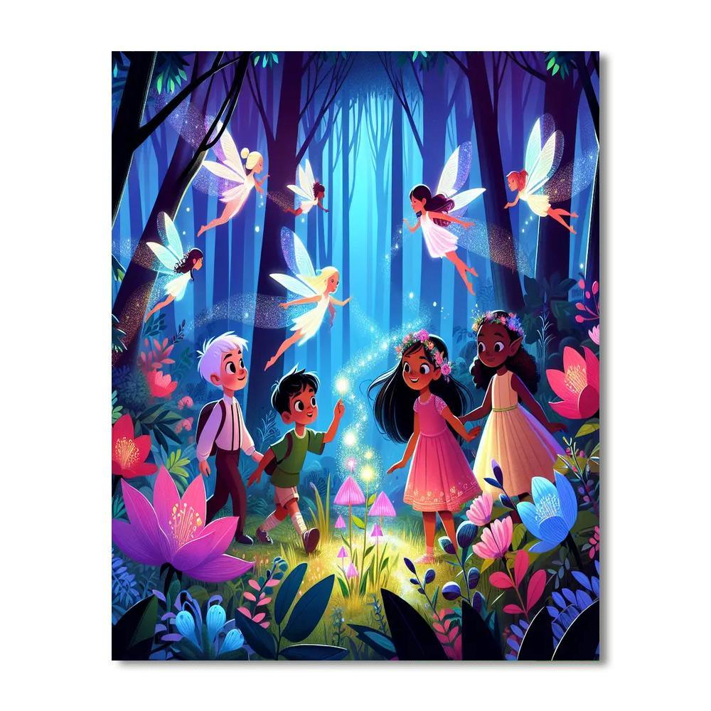 Forest Magic Mysteries Number Painting