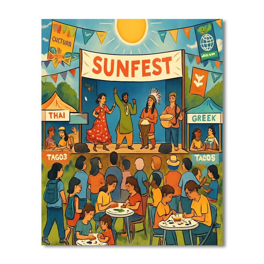 Sunfest - Canada Numbered Painting Kits