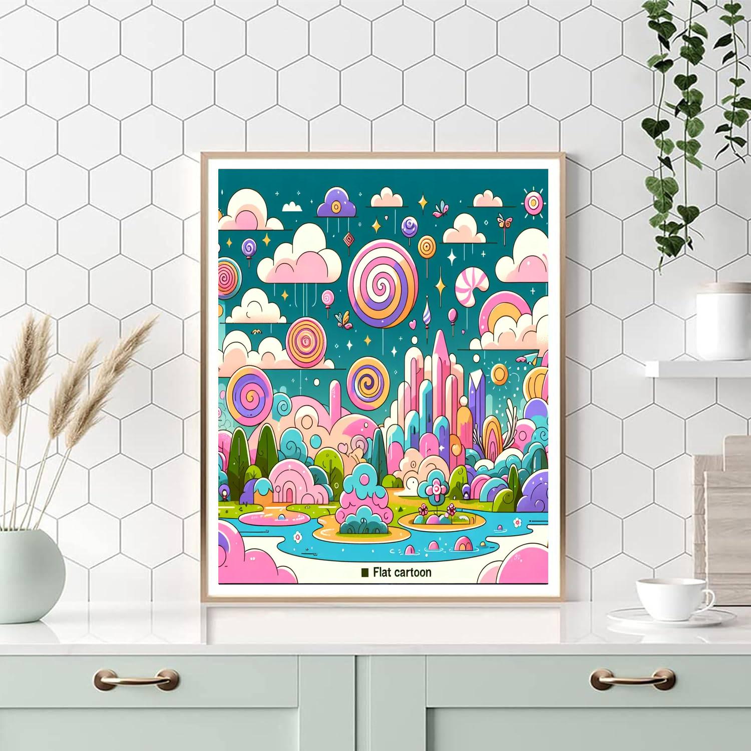 Dreamscape Delight Paint By Numbers Art