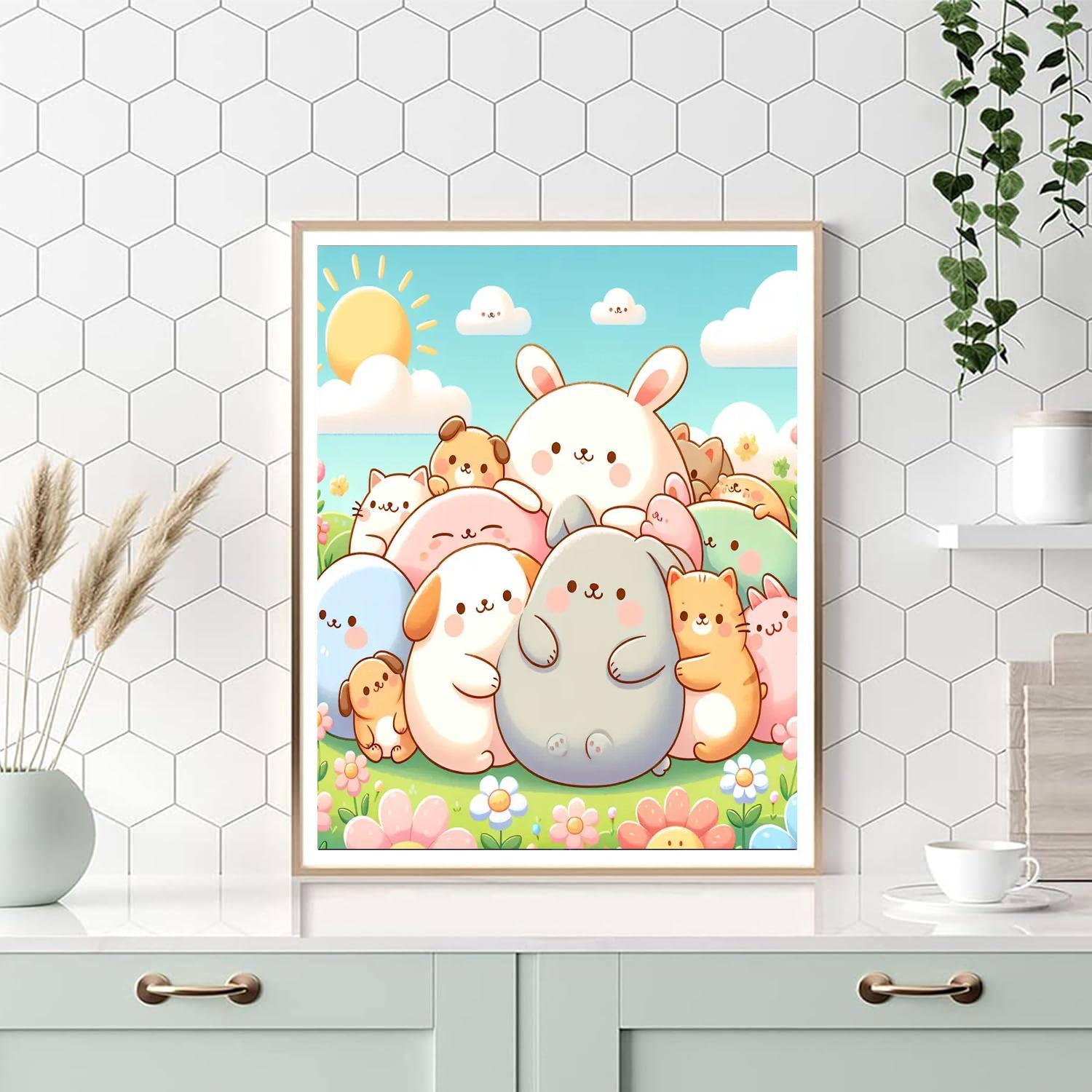 Cuddly Cuddles Painting By Numbers Kit