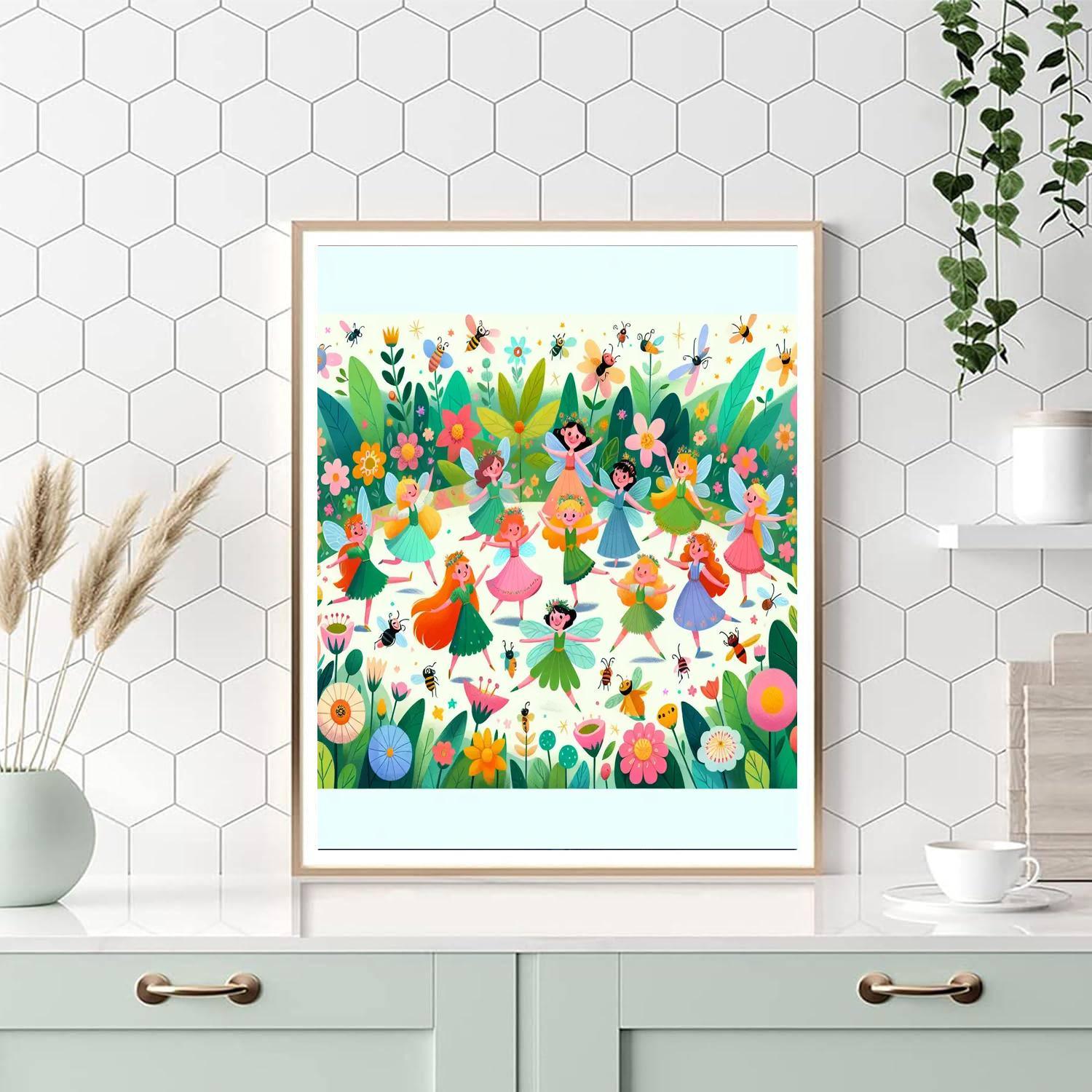 Explorers Of The Enchanted Garden Paint By Number