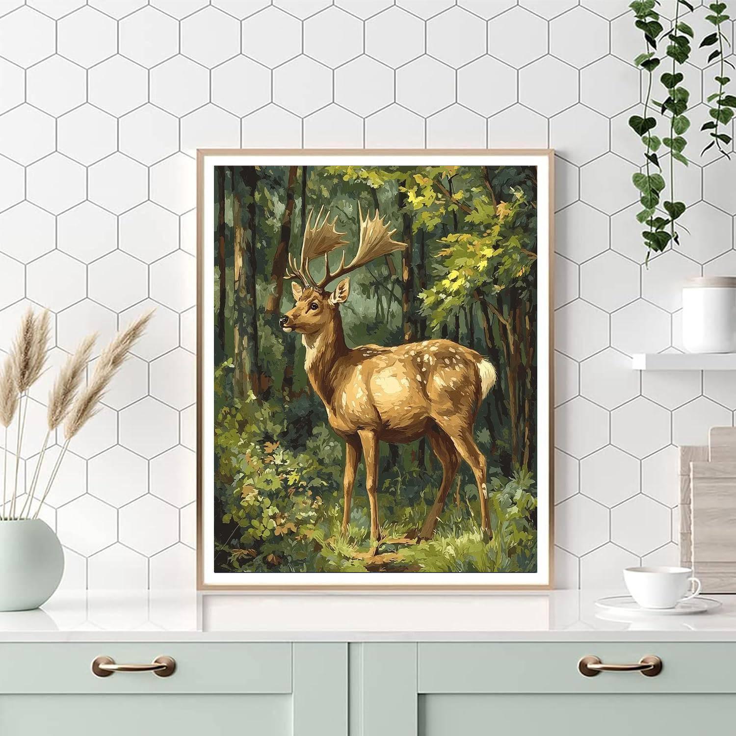 Sir Edwin Landseer Inspired Echoes Of The Wild  Painting By Numbers Kit