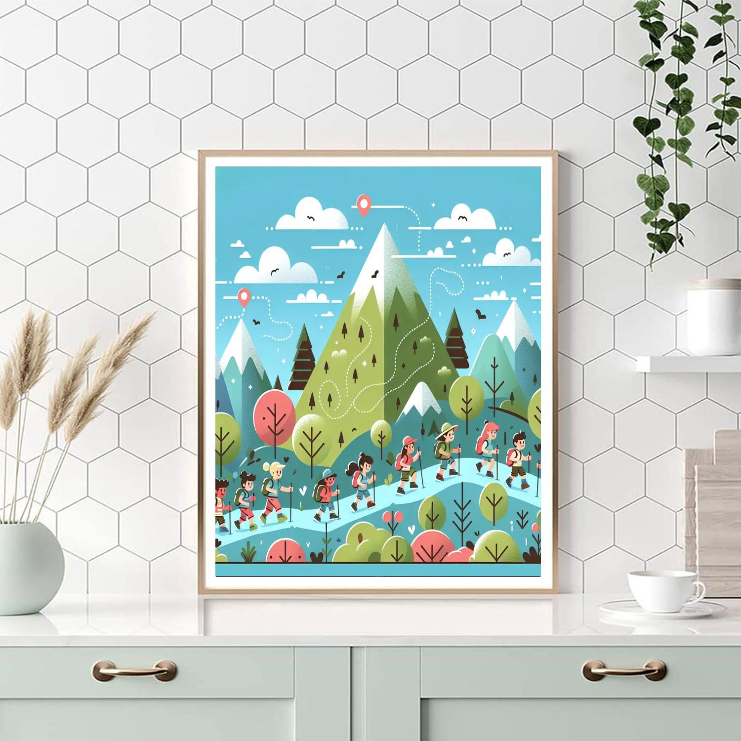 Mystic Mountain Hike Paint By Numbers