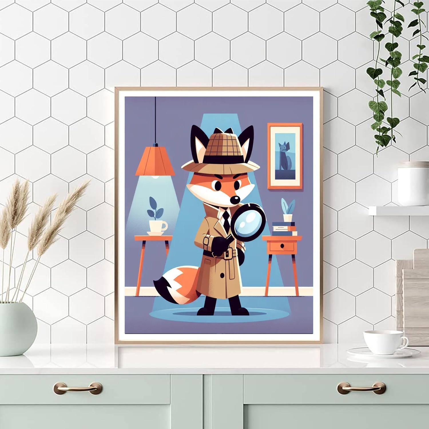 Mystery Detective's Hunt Painting By Numbers Kit