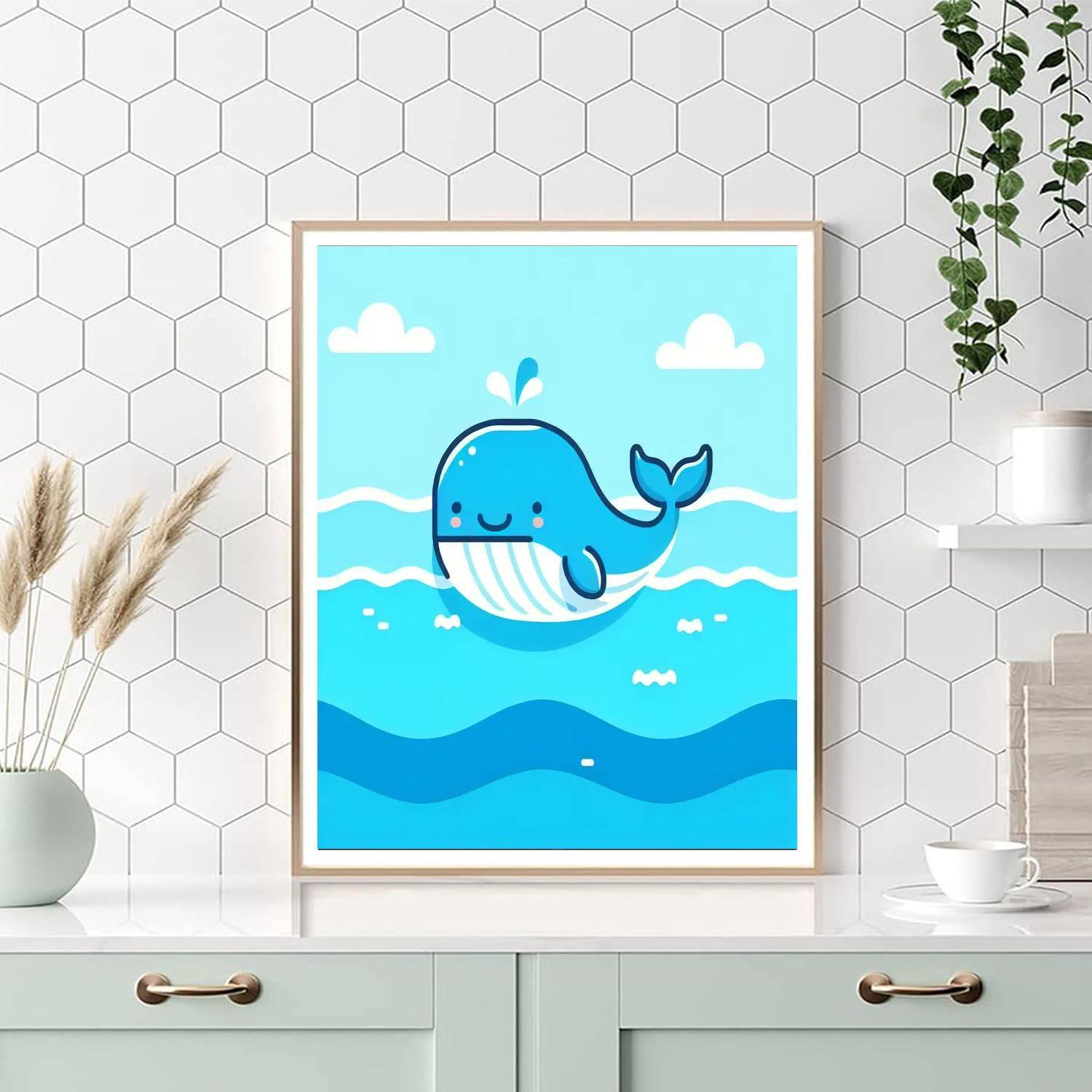 Friendly Whale's Ocean Voyage Numbered Painting Kits