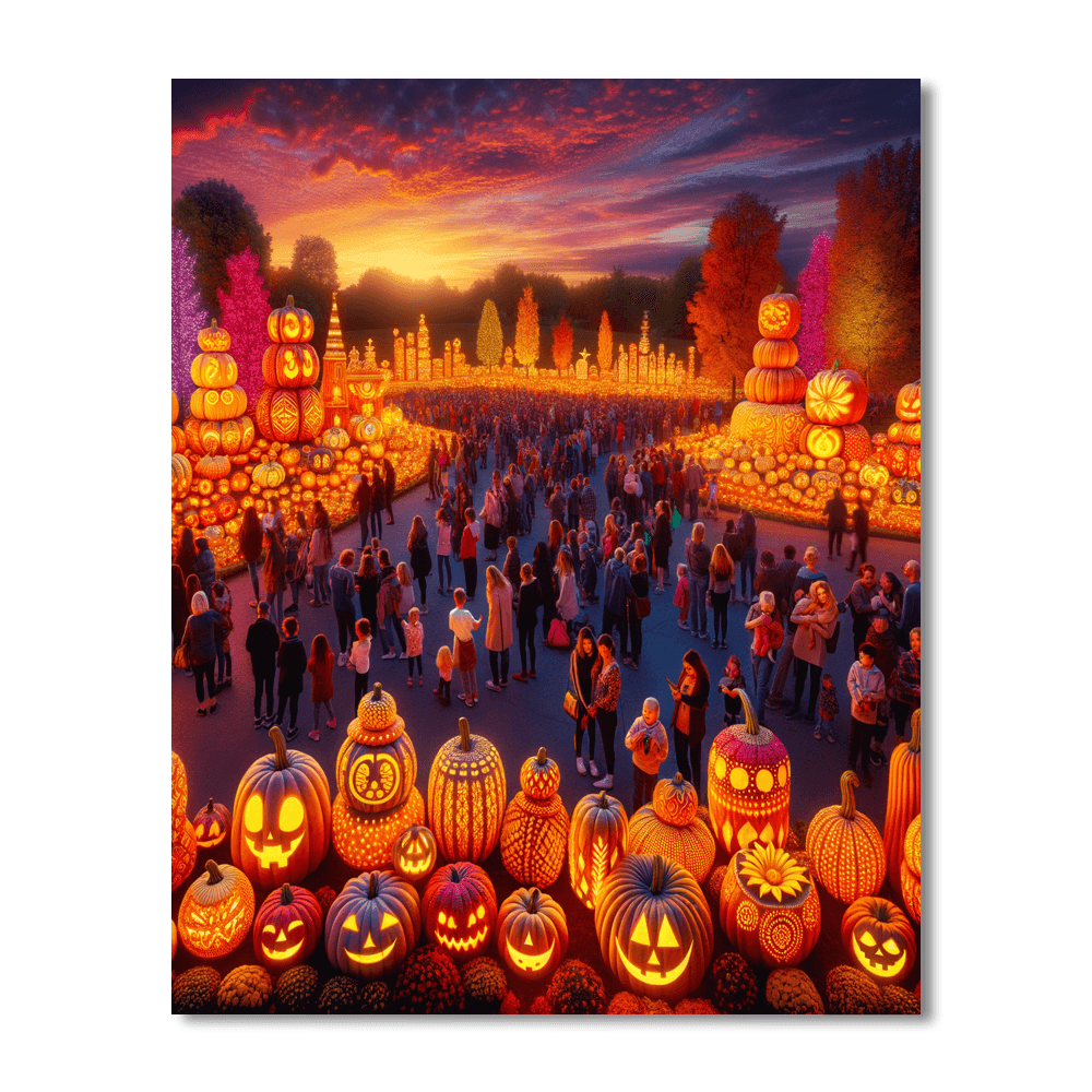 Keene Pumpkin Festival Number Painting