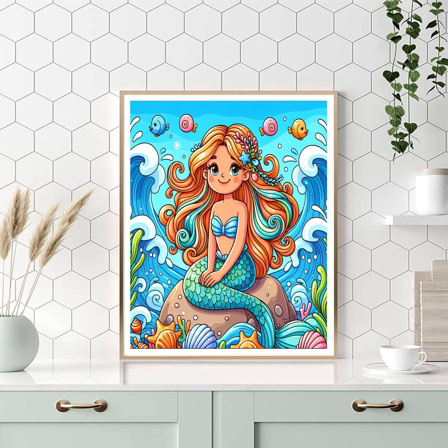 Sunkissed Mermaid Paint By Number