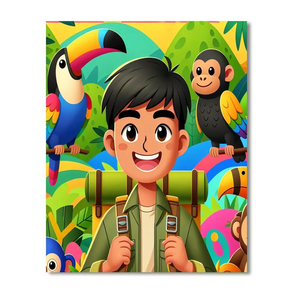 Rainforest Discovery Adventure Paint By Numbers Kits