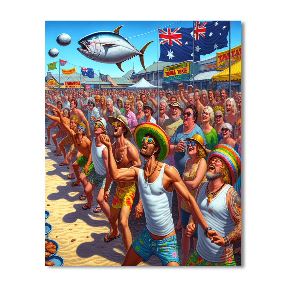 Tunarama Festival - Port Lincoln, Australia Number Painting