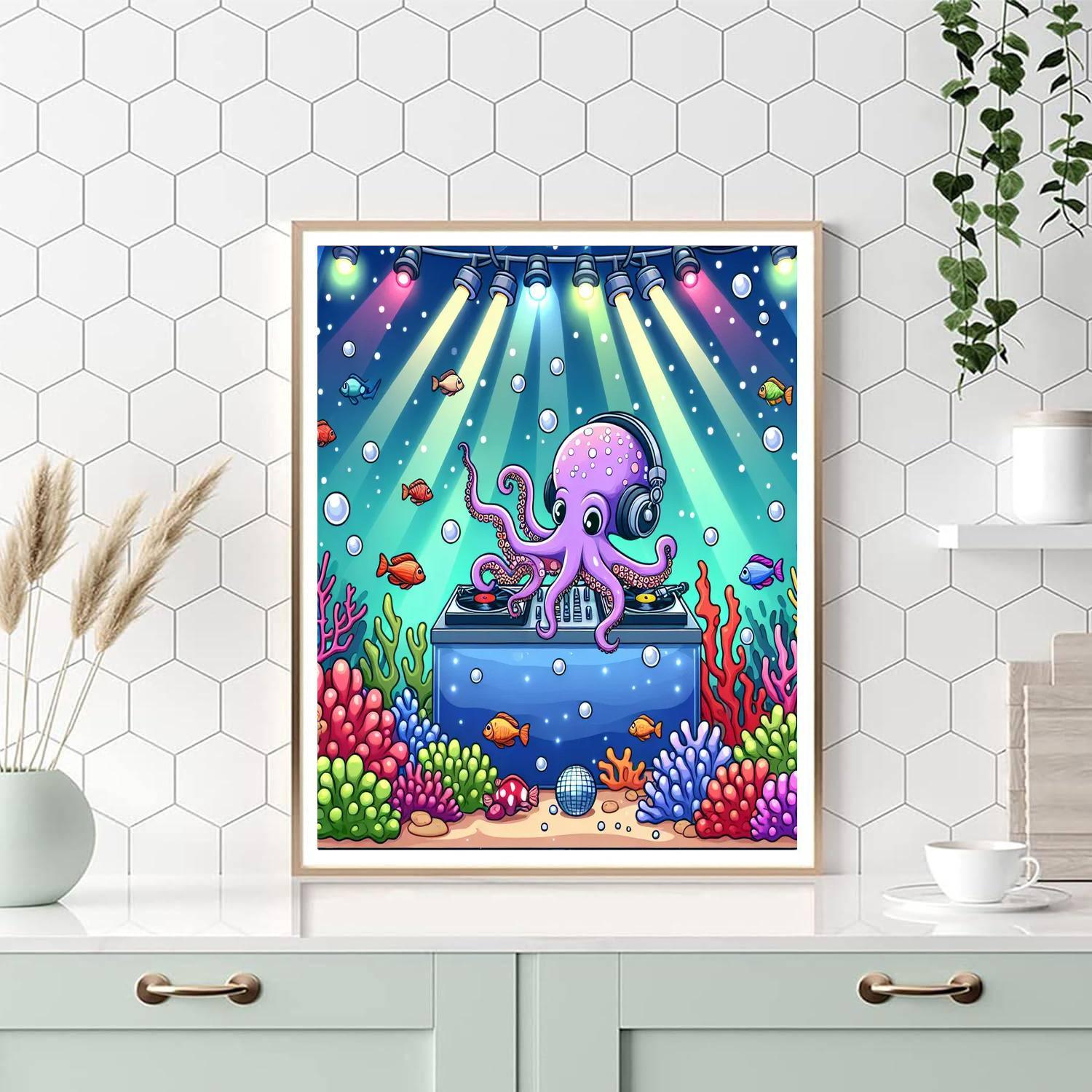 Funky Underwater Disco Paint By Color