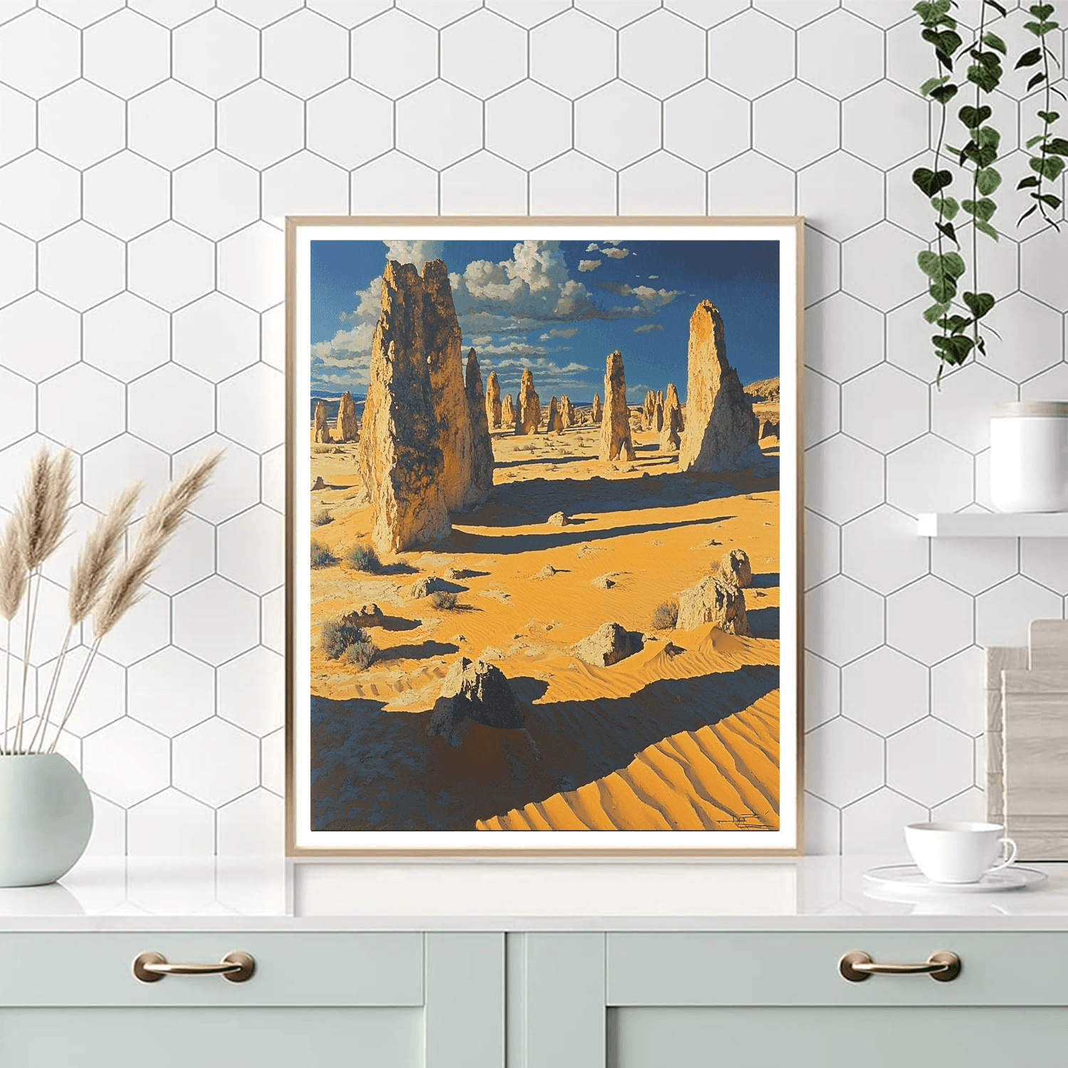 Pinnacles Desert - Australia Numbered Painting Kits