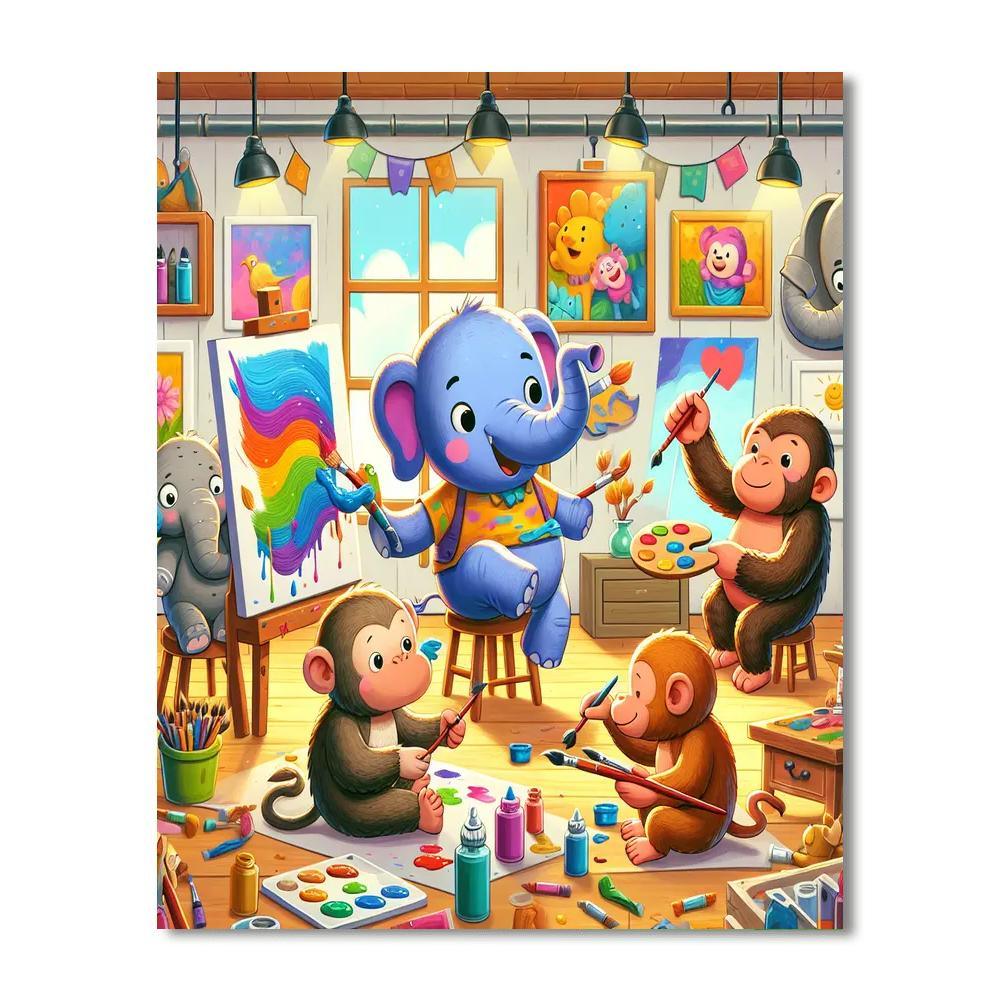Artistic Animals Paint By Number