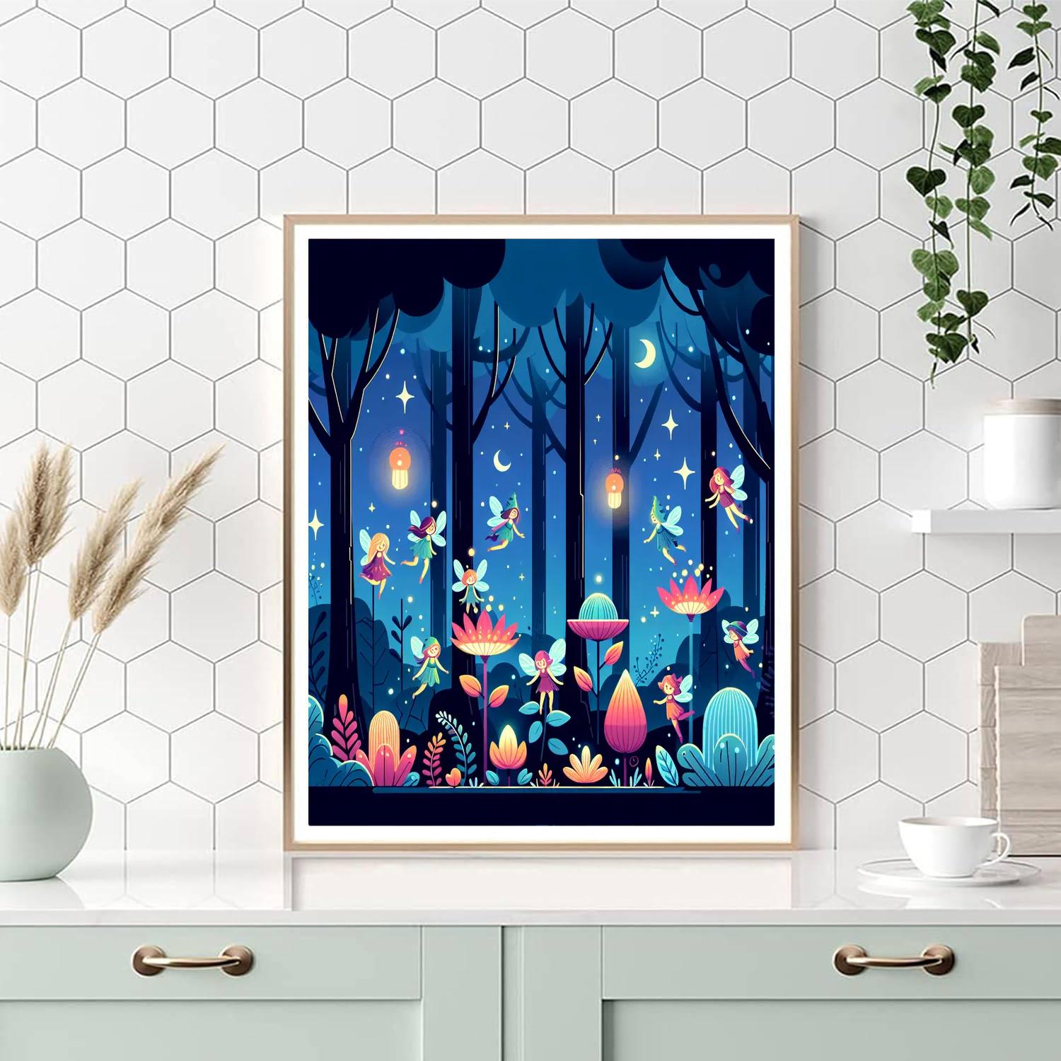 Mystic Fairy Grove Number Painting